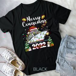 merry cruisemas 2022 christmas santa reindeer cruise t-shirt unisex t-shirt