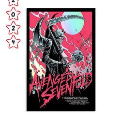 avenged sevenfold oct 15 2024 dickies arena fort worth tx poster