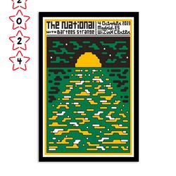 the national poster madrid wizink center 4 october 2023 poster