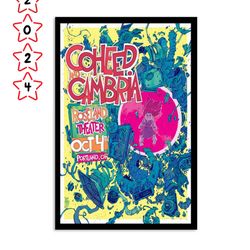 coheed and cambria oct 4 2023 portland or poster