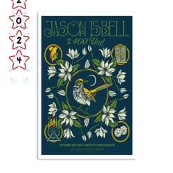 jason isbell and the 400 unit sept 18 2023 austin city limits poster