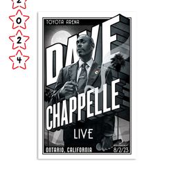 dave chappelle tour ontario ca august 2 2023 poster