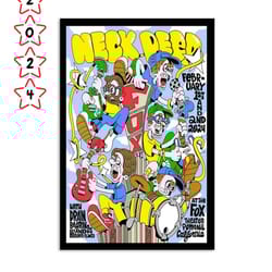 neck deep february 1 – 2 2024 fox theater pomona ca poster