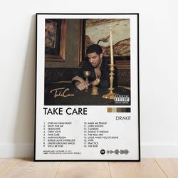 Drake Poster Take Care Poster, Drake Take Care Album poster, Drake Album Art, Drake Album Print, Wall Art