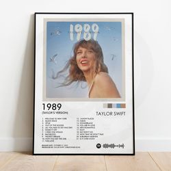 Taylor Swift 1989 Taylor's Version Poster, Taylor Swift Poster Print, Taylor Swift Wall Decor, Wall Art, Album Cover