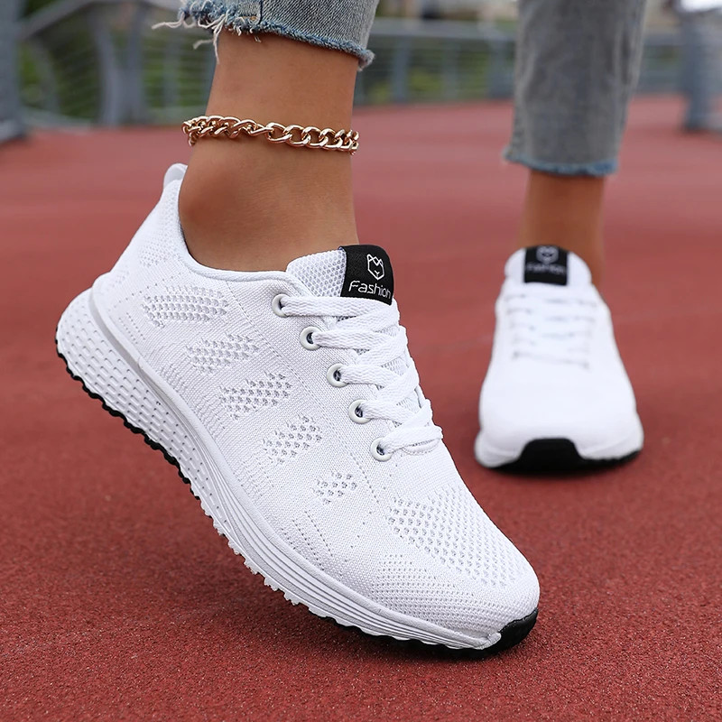 Lightweight Running Shoes for Women, Breathable Summer Sneakers for Casual Wear, Walking, Basketball & Tennis