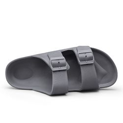 breathable summer slides for men, adjustable soft eva slippers, lightweight & anti-slip for indoor/outdoor wear