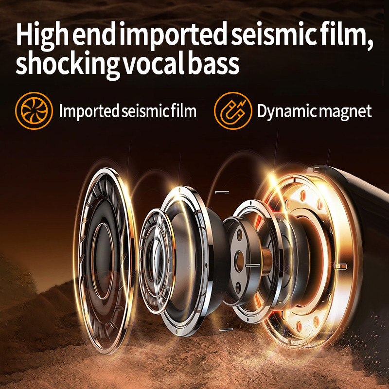 3D Surround Heavy Bass Motorcycle Helmet Headset Stereo Bluetooth HandsFree Calls IPX7 Waterproof 3