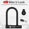 WEST BIKING AntiTheft Bicycle U Lock For MTB Road Bikes Cycling Steel Security ULocks Durable Bike 2