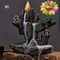 Mountains River Waterfall Backflow Incense Burner Fountain, Aromatherapy Smoke Censer Holder Home Decor
