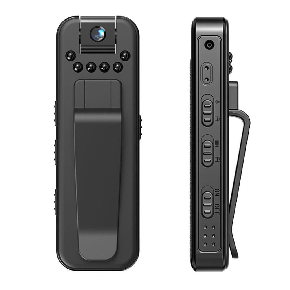 JOZUZE HD Portable Body Mini Camera, Small Digital Video Recorder, Infrared Night Vision Police BodyCam & Camcorder