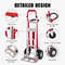ROOMARK Convertible Hand Truck Dolly HeavyDuty Moving Cart With Telescopic Frame NonSlip Wheels And 4