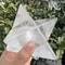 10CM Natural Clear Crystal Merkaba Pendulum Healing Energy Stones For Jewelry Decoration Spiritual 2