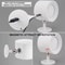 Luxurious 360 Rotating Dual Head LED Wall Light Indoor Bedroom Bedside Reading Light With Decorativ 4