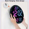 Smart WiFi Colorful LED Large Digital Wall Clock Temperature Date Week Display Dual Alarms Remote C 1