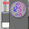 Smart WiFi Colorful LED Large Digital Wall Clock Temperature Date Week Display Dual Alarms Remote C 5