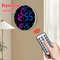 Smart WiFi Colorful LED Large Digital Wall Clock Temperature Date Week Display Dual Alarms Remote C 10