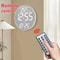 Smart WiFi Colorful LED Large Digital Wall Clock Temperature Date Week Display Dual Alarms Remote C 11