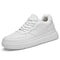 Height Increasing Shoes For Men Invisible Elevator Sneakers White Leather Sport Zapatillas De Hombr 5