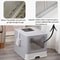 Foldable Cat Litter Box With Drawer Scooper Convenient Covered Litter Pan For Cats Easy Cleaning
