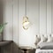 Modern LED Pendant Lights Fixture, Gold Hanging Lamps for Bedroom, Kitchen, Dining Room, Suspension Luminaire Home Decor