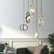 Modern LED Pendant Lights Fixture, Gold Hanging Lamps for Bedroom, Kitchen, Dining Room, Suspension Luminaire Home Decor