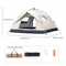 Reactive Outdoor Camping Tent, Two Doors & Two Windows Sunshade Shelter for Self-Driving Travel & Camping Trips