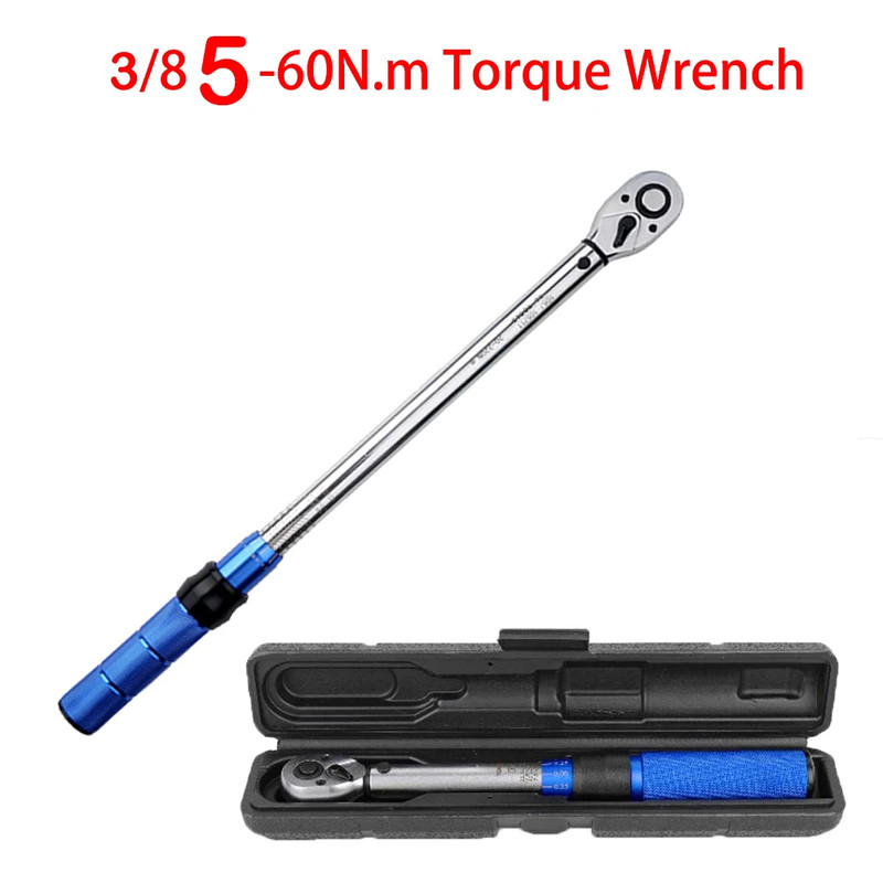 Professional Torque Wrench Square Drive, High Precision Torques Key for Cars, Bikes & Maintenance Tools