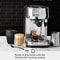 Child Plus Espresso Machine BES500BSS Brushed Stainless Steel Compact Powerful For Home Baristas 0
