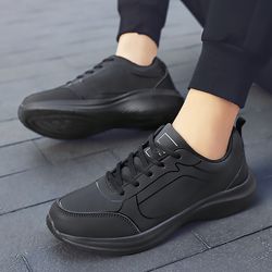 winter warm sneakers for men, anti-slip running shoes | breathable & lightweight walking shoes