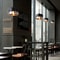 Nordic Pendant Lamp, Modern Glass Hanging LED Light Fixture for Restaurant, Living Room, Bedroom, Indoor Decoration