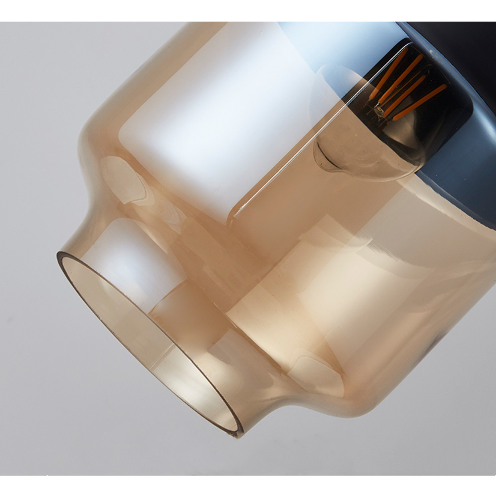 Nordic Pendant Lamp, Modern Glass Hanging LED Light Fixture for Restaurant, Living Room, Bedroom, Indoor Decoration