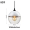 Nordic Pendant Lamp, Modern Glass Hanging LED Light Fixture for Restaurant, Living Room, Bedroom, Indoor Decoration