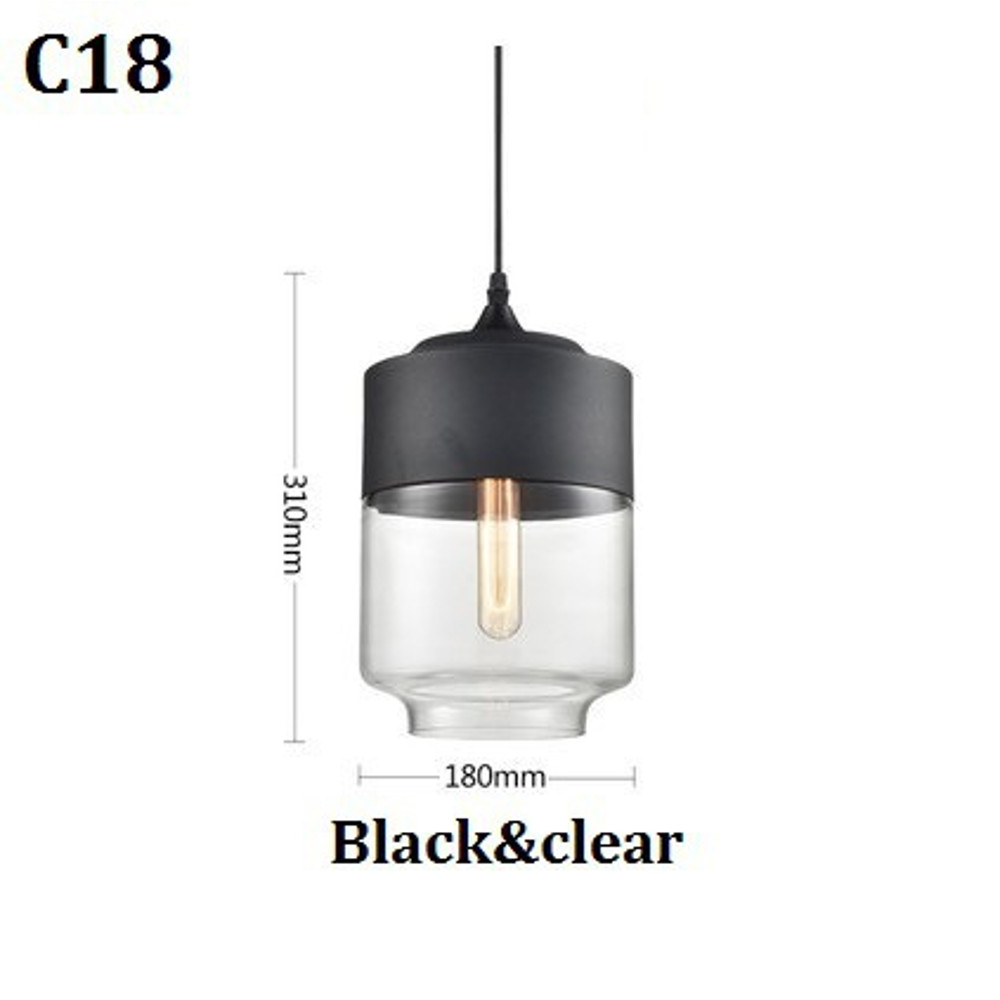 Nordic Pendant Lamp, Modern Glass Hanging LED Light Fixture for Restaurant, Living Room, Bedroom, Indoor Decoration
