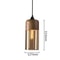 Nordic Pendant Lamp, Modern Glass Hanging LED Light Fixture for Restaurant, Living Room, Bedroom, Indoor Decoration