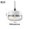 Nordic Pendant Lamp, Modern Glass Hanging LED Light Fixture for Restaurant, Living Room, Bedroom, Indoor Decoration