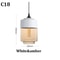 Nordic Pendant Lamp, Modern Glass Hanging LED Light Fixture for Restaurant, Living Room, Bedroom, Indoor Decoration