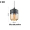 Nordic Pendant Lamp, Modern Glass Hanging LED Light Fixture for Restaurant, Living Room, Bedroom, Indoor Decoration