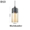 Nordic Pendant Lamp, Modern Glass Hanging LED Light Fixture for Restaurant, Living Room, Bedroom, Indoor Decoration