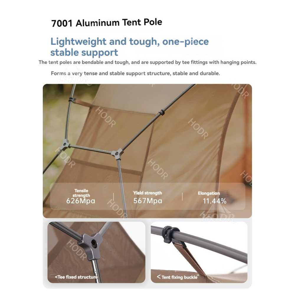 Vidalido Floating Island Tent Cot Ultralight 1Person OffGround Camping Tent With Mosquito Net Wate 4