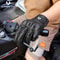 Summer New Vintage Leather Motorcycle Gloves For Men Black WearResistant Touchscreen AntiSlip Retro 0