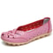 Hot Women Flat Shoes, Plus Size Loafers, Genuine Leather Casual Hollow Flat Shoes for Women