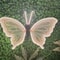 2 Pieces LED Outdoor Simulation Butterfly Lights, Dynamic, Static Holiday Party Decorations for Garden, Wedding, Event