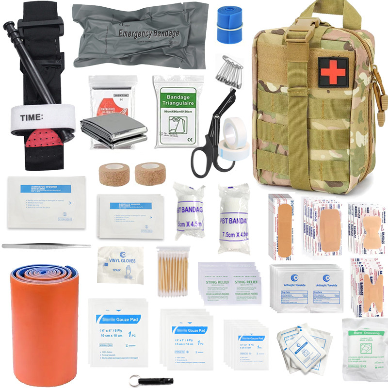 Home Outdoor Travel First Aid Kit, Camping, Boating, Hiking, Multifunctional Portable Mountaineering Survival Kit