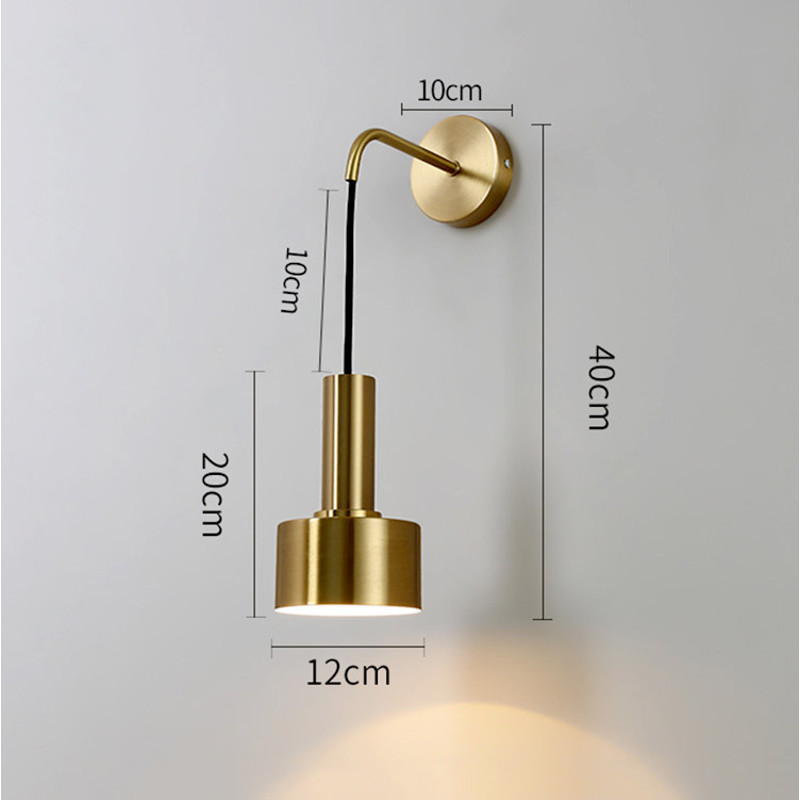 Adjustable Wall Lights Nordic, LED Iron Bedside Wall Lamps for Bedroom, Aisle, Stair, Indoor Lighting Sconce Home Decor