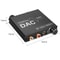 DAC Digital To Analog Audio Converter SPDIF Optical Toslink Coaxial To Stereo RCA LR Jack Output 6