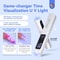 Portable Rechargeable UV LED Nail Lamp with Magnetic Stand & LCD Timer Screen, Mini Nail Dryer Gel Nail Light for Home