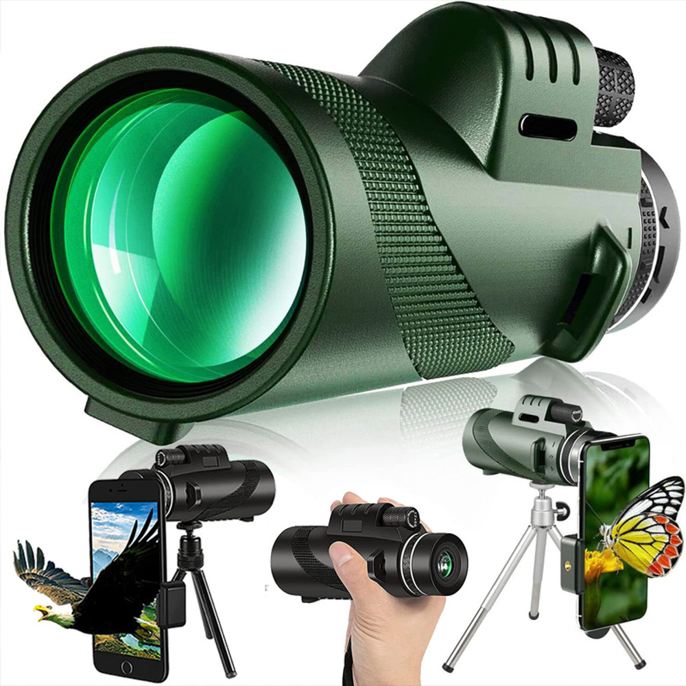 Portable Zoom HD Telescope Folding Long Distance Mini Powerful Telescope For Hunting Camping Sports 2