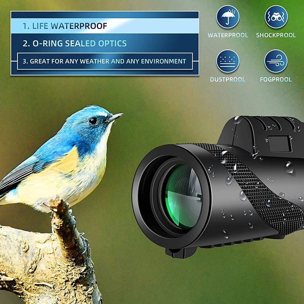 Portable Zoom HD Telescope Folding Long Distance Mini Powerful Telescope For Hunting Camping Sports 4