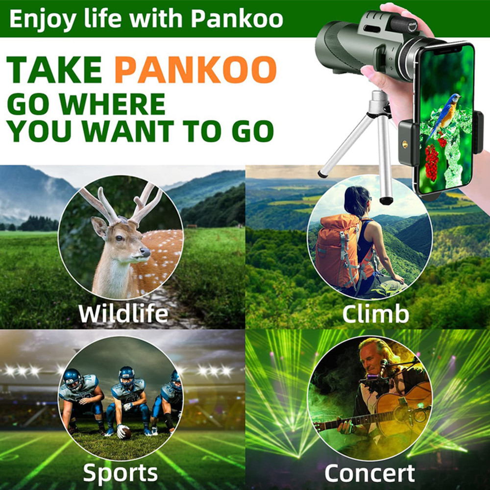 Portable Zoom HD Telescope Folding Long Distance Mini Powerful Telescope For Hunting Camping Sports 5